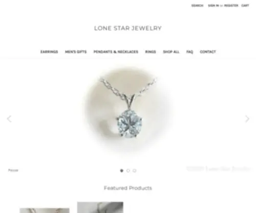 Lonestarjewelry.com(Lone Star Jewelry) Screenshot