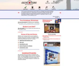 Lonestarlending.com(Texas Lone Star Lending) Screenshot