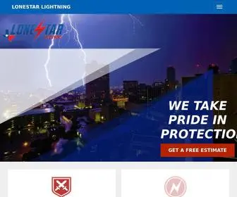 Lonestarlightning.com(Lightning Protection In Fort Worth TX) Screenshot
