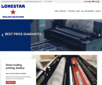 Lonestarmailingsolutions.com(Lonestar Mailing Solutions) Screenshot