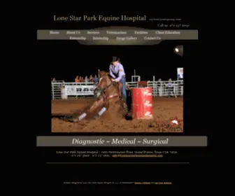 Lonestarparkequinehospital.com(Lone Star Park Equine Hospital) Screenshot