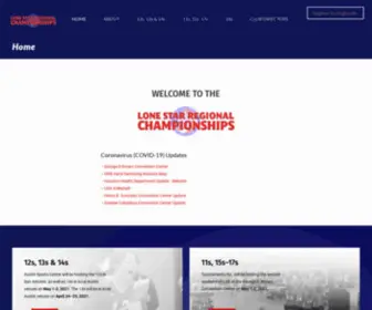 Lonestarregionalsvb.com(ASC Events) Screenshot
