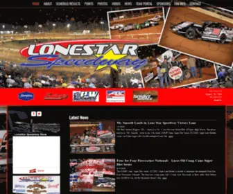 Lonestarspeedway.com(Lonestar Speedway) Screenshot