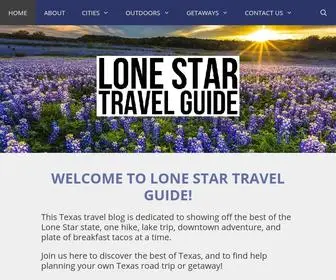 Lonestartravelguide.com(A Texas Travel Blog) Screenshot