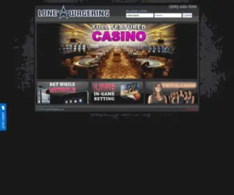 Lonestarwagering.com Screenshot