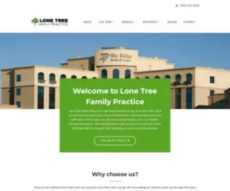 Lonetreefp.com(Lone Tree Family Practice) Screenshot