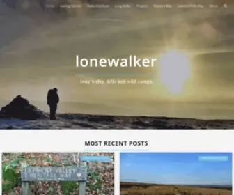 Lonewalker.net(Long walks) Screenshot