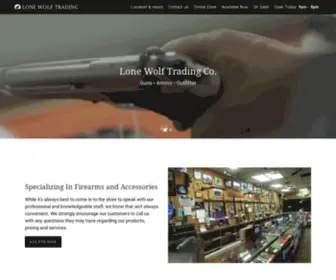 Lonewolftradingco.net(Lone Wolf Trading Company) Screenshot