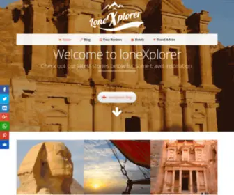 Lonexplorer.com.au(Travel Reviews) Screenshot