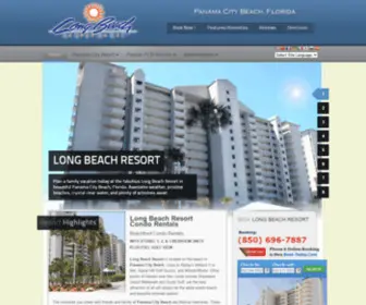 Long-Beach-Panama-City-Beach.com(Long Beach Resort) Screenshot