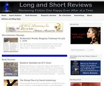 Longandshortreviews.com(Reviewing Fiction One Happy Ever After at a Time) Screenshot