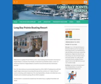 Longbaypointemarina.com(Virginia Beach's Finest Marina) Screenshot