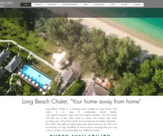 Longbeachchalet.net(Beachfront tropical style resort) Screenshot