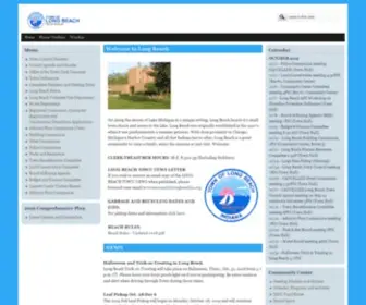 Longbeachin.org(Long Beach IN) Screenshot