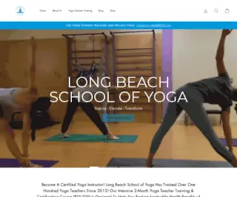 Longbeachschoolofyoga.com(Yoga Long Beach) Screenshot