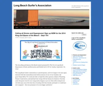 Longbeachsurfersassociation.com(Long Beach Surfer's Association) Screenshot