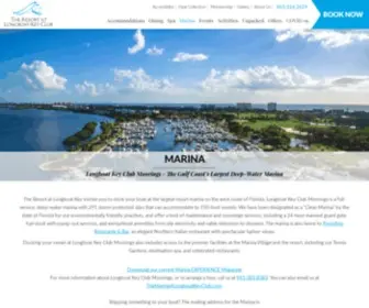 Longboatkeymarina.com(Sarasota Marina) Screenshot