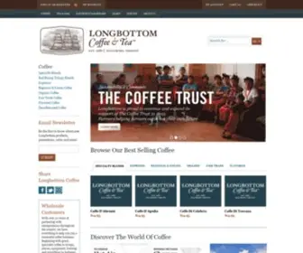 Longbottomcoffee.com(Retail and Wholesale Coffee Longbottom Coffee and Tea) Screenshot
