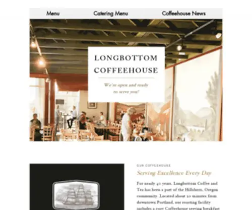 Longbottomcoffeehouse.com(Longbottom Coffeehouse) Screenshot