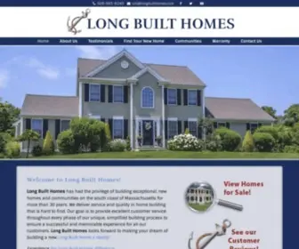 Longbuilthomes.com(Long Built Homes) Screenshot