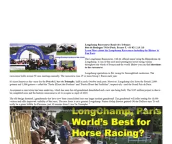 Longchampracecourse.com(French horse racing) Screenshot