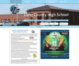 Longcountyhs.com(Long County High School) Screenshot