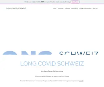 Longcovidch.info(Long Covid Switzerland) Screenshot