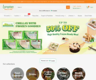 Longdan.co.uk(Longdan Oriental Online Supermarket) Screenshot