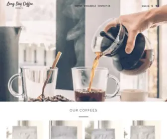 Longdaycoffee.com(Long Day Coffee) Screenshot