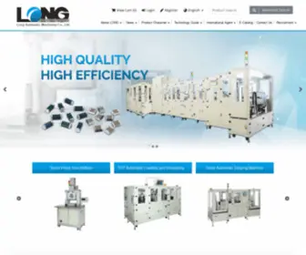 Longdip.com(Professional Dipping Machine Manufacturer from Taiwan) Screenshot