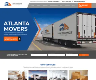 Longdistancemovingga.com(Atlanta Movers) Screenshot