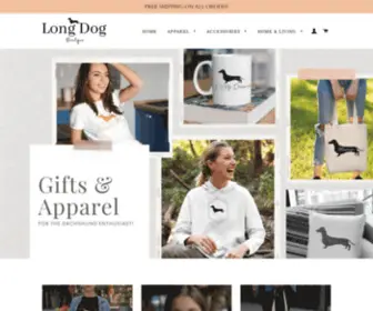 Longdogboutique.com(Long Dog Online Boutique) Screenshot