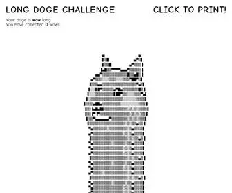 Longdogechallenge.com(The Long Doge Challenge) Screenshot