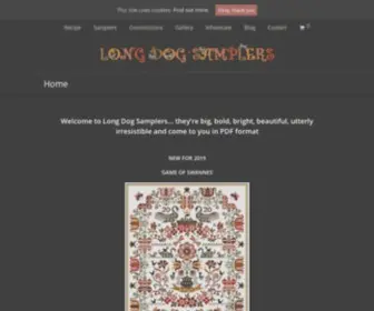 Longdogsampler.com(Cross Stitch Samplers) Screenshot