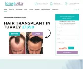 Longevitahairtransplant.com(Hair) Screenshot