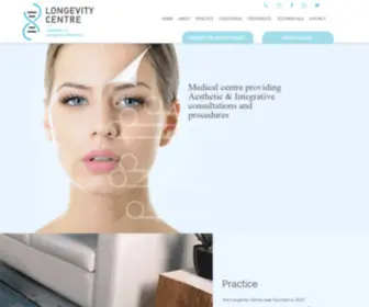 Longevitycentre.co.za(Aesthetic & Anti) Screenshot