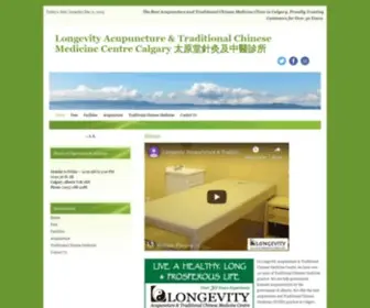 Longevitytcm.com(太原堂) Screenshot