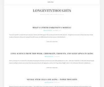 Longevitythoughts.com(LongevityThoughts) Screenshot