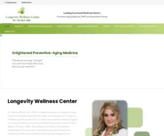 Longevitywellness.net(Hormone Therapy) Screenshot
