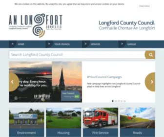 Longfordcoco.ie(Longford County Council providing information and online services including) Screenshot
