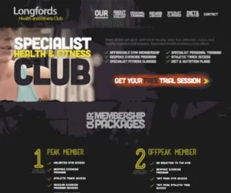 Longfordsgym.co.uk(Longfords Health and Fitness Club) Screenshot