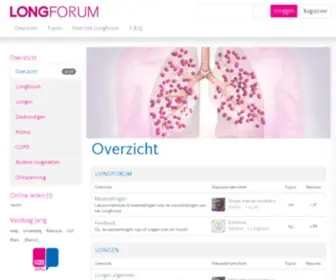 Longforum.nl(Astma) Screenshot