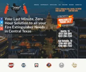 Longhornfireandsafety.com(Fire Extinguisher Inspections Austin) Screenshot