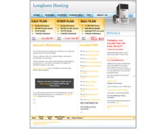 Longhornhosting.com(Longhorn) Screenshot