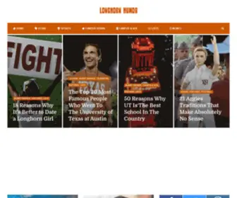 Longhornhumor.com(Longhorn Humor) Screenshot