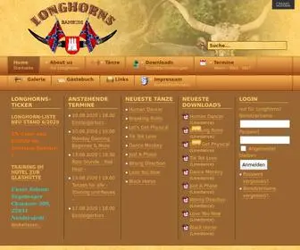 Longhorns-Hamburg.de(Longhorns Hamburg) Screenshot