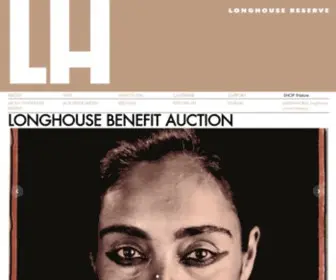 Longhouse.org(LongHouse Reserve) Screenshot