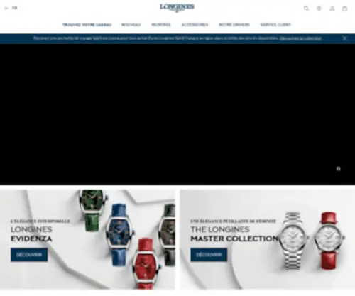 Longines.ch(Official Longines website) Screenshot