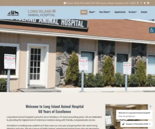 Longislandanimalhospital.com(Veterinarian in Westbury) Screenshot
