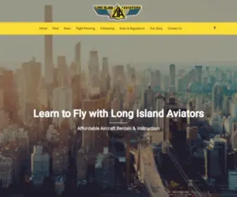 Longislandaviators.com(Long Island Aviators) Screenshot